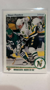 #106 Shawn Chambers Minnesota North Stars 90-91 Upper Deck Hockey Card