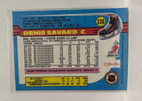 #330 Denis Savard Montreal Canadiens 91-92 O-Pee-Chee   Hockey Card