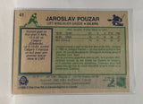 #41 Jaroslav Pouzar Edmonton Oilers 83-84 O=Pee-Chee Hockey Card