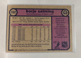 #332 Borje Salming Toronto Maple Leafs 83-84 O=Pee-Chee Hockey Card