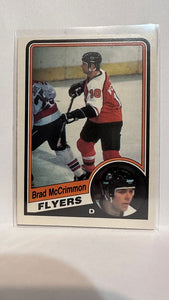 #164 Brad McCrimmon Philadelphia Flyers 84-85 O-Pee-Chee Hockey Card