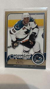 #154 Mike Grier San Jose Sharks 08-09 O-Pee-Chee Hockey Card