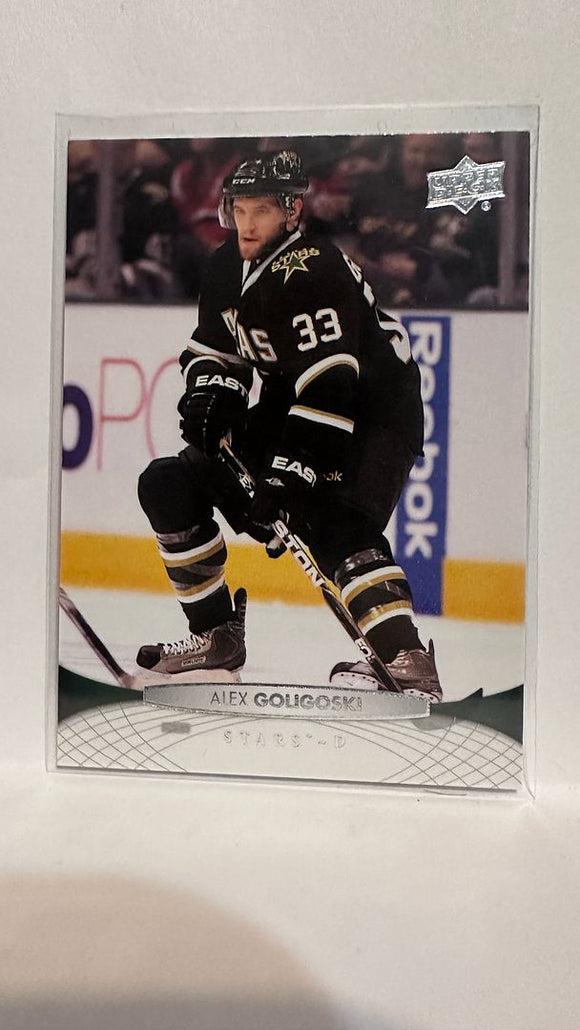 #142 Alex Goligoski Dallas Stars 11-12 Upper Deck Series 1 Hockey Card