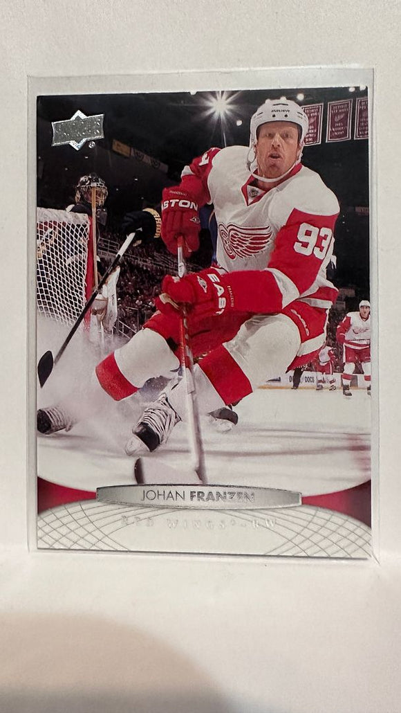 #134 Johan Franzen Detroit Red Wings 11-12 Upper Deck Series 1 Hockey Card