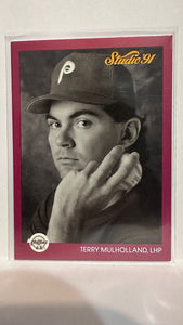 #219 Terry Mulholland Philadelphia Phillies 1991 Studio Baseball Card