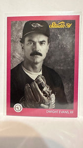 #2 Dwight Evans Baltimore Orioles 1991 Studio Baseball Card