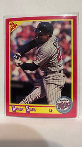 #278 Randy Bush Minnesota twins 1990 Score Baseball Card