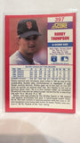 #397 Robby Thompson San Francisco Giants 1990 Score Baseball Card