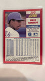 #395 Willie Randolph Los Angeles Dodgers 1990 Score Baseball Card