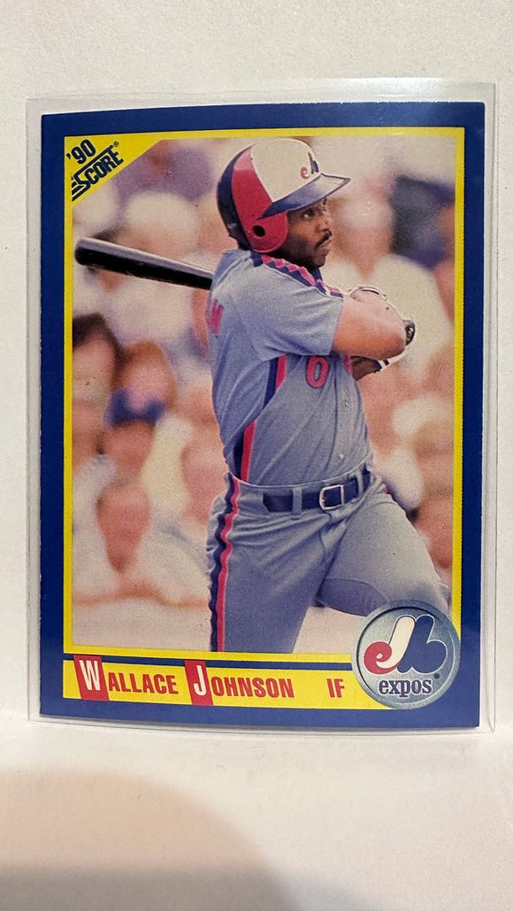 #479 Wallace Johnson Montreal Expos 1990 Score Baseball Card