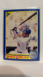 #478 Franklin Stubbs Los Angeles Dodgers 1990 Score Baseball Card