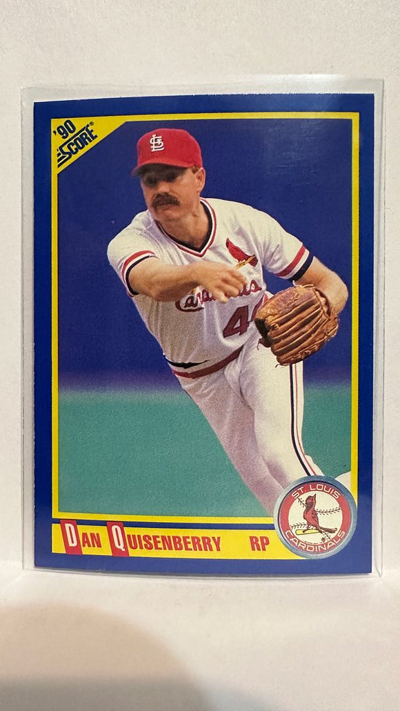 #475 Dan Quisenberry St Louis Cardinals 1990 Score Baseball Card