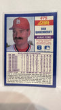 #475 Dan Quisenberry St Louis Cardinals 1990 Score Baseball Card