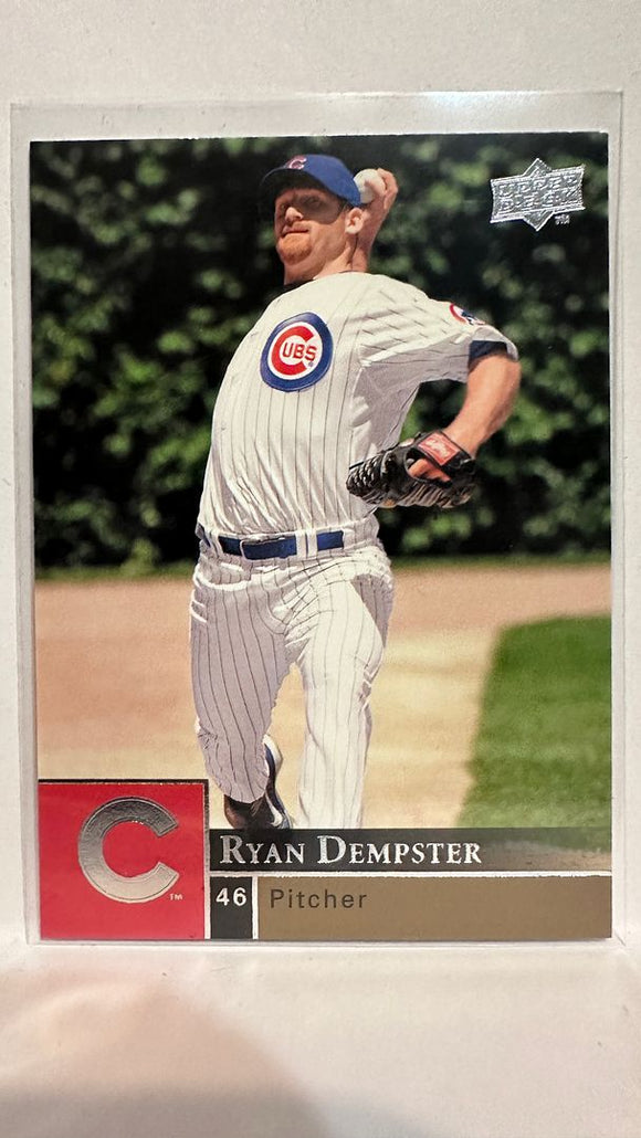 #578 Ryan Ddempster Chicago Cubs 2009 Upper Deck Series 2 Baseball Card