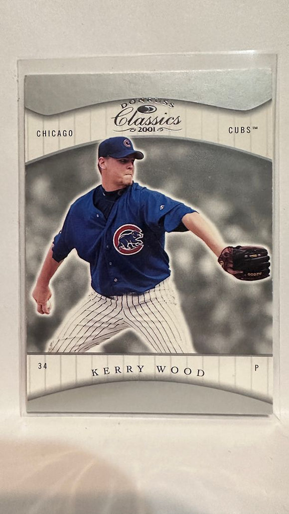 #55 Kerry Wood Chicago Cubs 2001 Donruss Classics Baseball Card