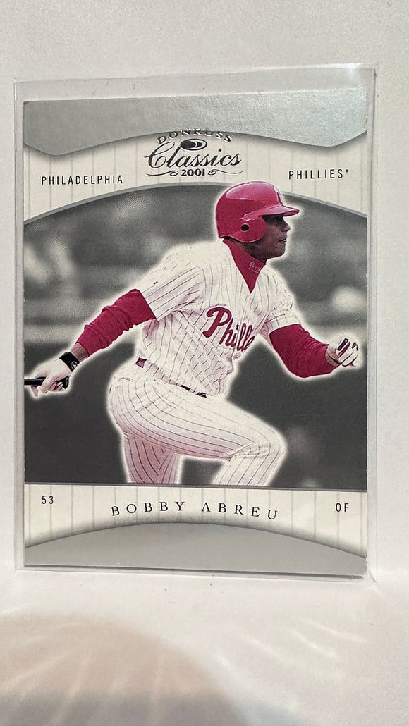 #51 Booby Abreu Philadelphia Phillies 2001 Donruss Classics Baseball Card