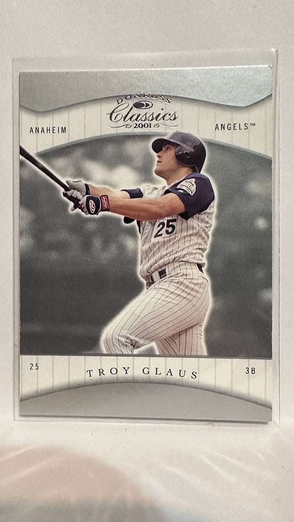 #6 Troy Glaus Los Angeles Angels 2001 Donruss Classics Baseball Card