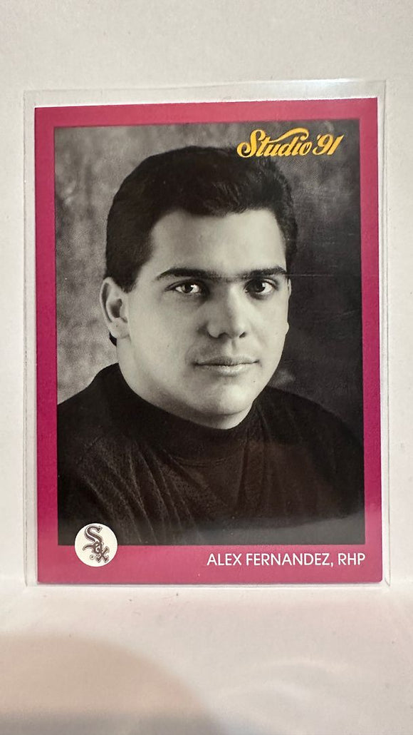 #31 Alex Fernandez Chciago White Sox 1991 Studio Baseball Card