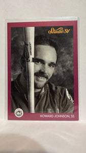 #207 Howard Johnson New York Mets 1991 Studio Baseball Card