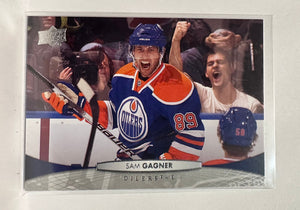 #128 Sam Gagner Edmonton Oilers 11-12 Upper Deck Series 1 Hockey Card