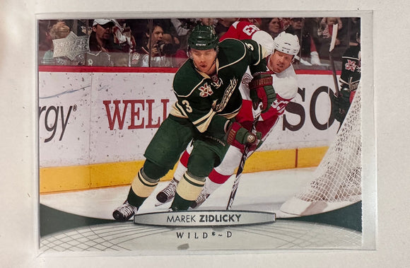 #112 Marek Zidlicky Minnesota Wild 11-12 Upper Deck Series 1 Hockey Card