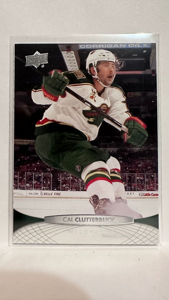 #107 Cal Clutterbuck Minnesota Wild 11-12 Upper Deck Series 1 Hockey Card