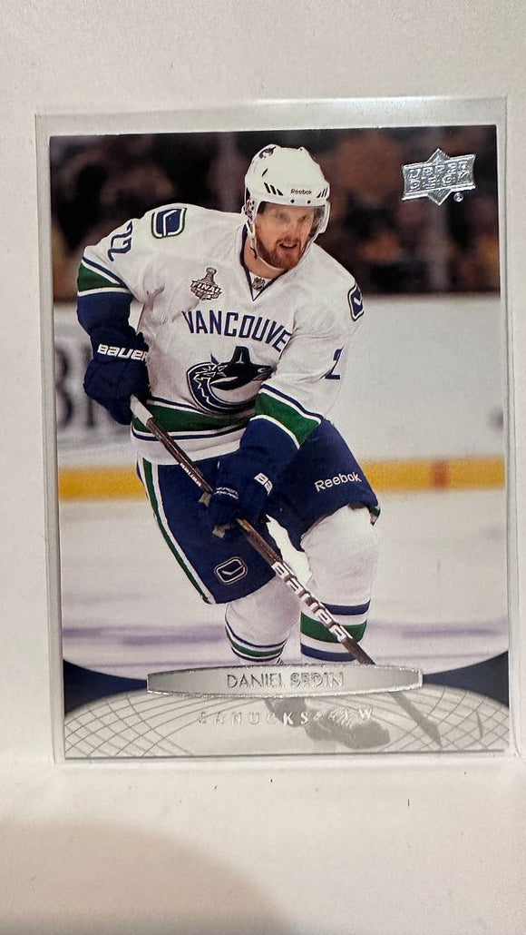 #14 Daniel Sedin Vancouver Canucks 11-12 Upper Deck Series 1 Hockey Card