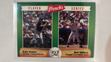 #8 of 18 Ventura Williams  1992 French's Player Series Baseball Card