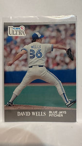 #370 David Wells Toronto Blue Jays 1991 Fleer Ultra Baseball Card