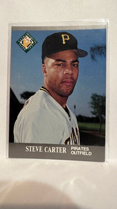 #374 Steve Carter Pittsburgh Pirates 1991 Fleer Ultra Baseball Card