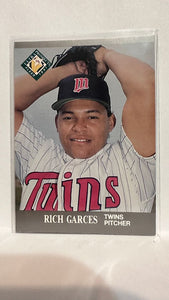 #378 Rich Garces Minnesota Twins 1991 Fleer Ultra Baseball Card