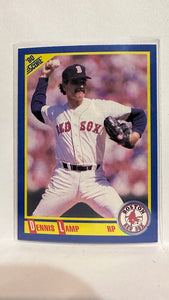 #471 Dennis Lamp Boston Red Sox 1990 Score Baseball Card