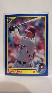 #467 John Kruk Philadelphia Phillies 1990 Score Baseball Card