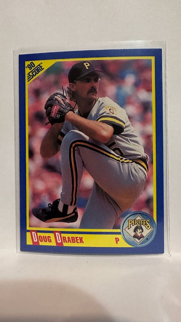 #505 Doug Drabek Pittsburgh Pirates 1990 Score Baseball Card