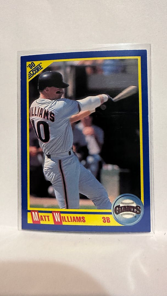 #503 Matt Williams San Francisco Giants 1990 Score Baseball Card