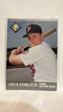 #382 Chuck Knoblauch Minnesota Twins 1991 Fleer Ultra Baseball Card