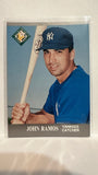 #385 John Ramos New York Yankees 1991 Fleer Ultra Baseball Card