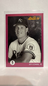 #63 Jeff Conine Kansas City Royals 1991 Studio Baseball Card