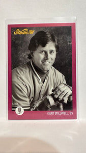 #70 Kurt Stillwell Kansas City Royals 1991 Studio Baseball Card