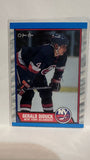 #182 Gerald Diduck New York Islanders 89-90 O-Pee-Chee Hockey Card