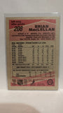 #208 Brian MacLellan Calgary Flames 89-90 O-Pee-Chee Hockey Card