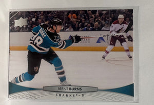 #297 Brent Burns San Jose Sharks 11-12 Upper Deck Series 2 Hockey Card