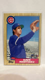 #73T Dave Martinez Chicago Cubs 1987 Topps Baseball Card