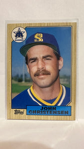 #23T John Christensen Seattle Mariners 1987 Topps Baseball Card