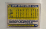 #23T John Christensen Seattle Mariners 1987 Topps Baseball Card