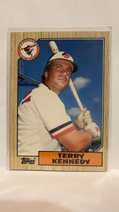 #57T Terry Kennedy Baltimore Orioles 1987 Topps Baseball Card