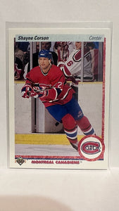 #280 Shayne Corson Montreal Canadiens 90-91 Upper Deck Hockey Card