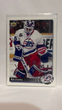 #217 Bob Essensa Winnipeg Jets 90-91 Upper Deck Hockey Card