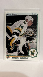 #210 Aaron Broten  Minnesota North Stars 90-91 Upper Deck Hockey Card