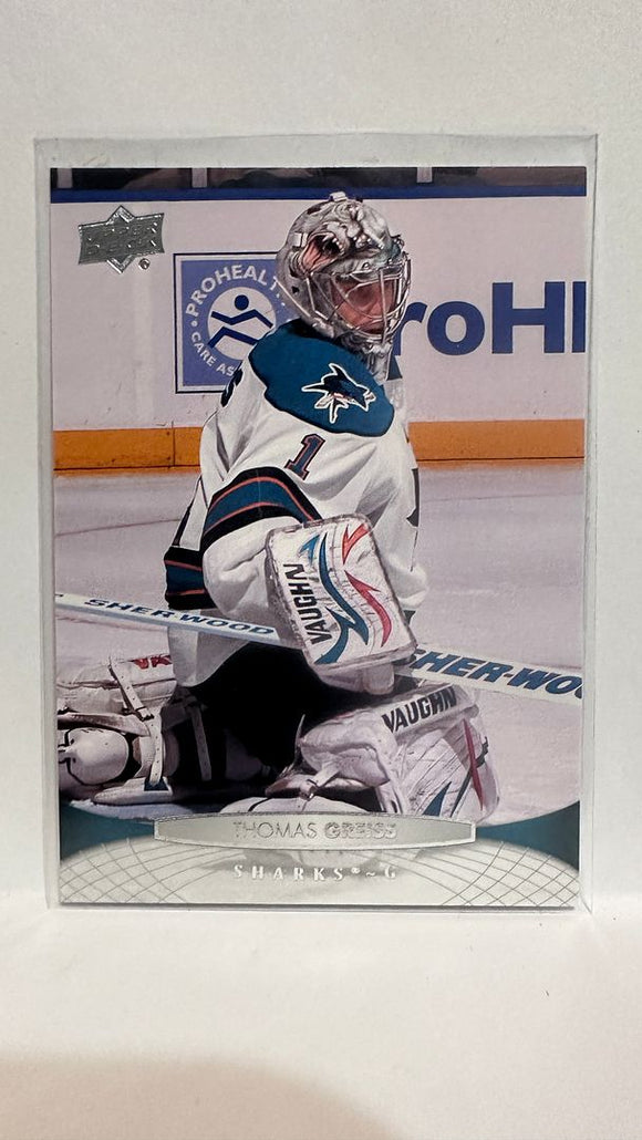 #300 Thomas Greiss San Jose Sharks 11-12 Upper Deck Series 2 Hockey Card